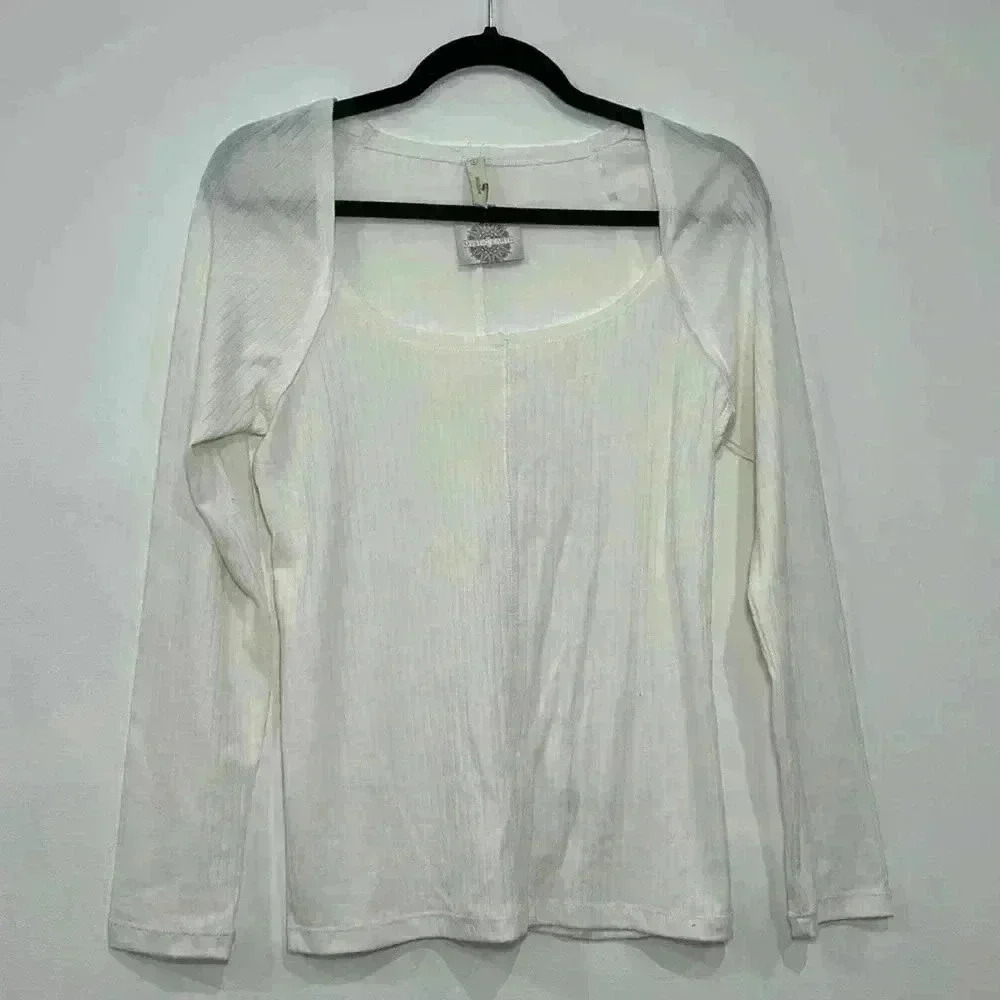 Plain white long sleeve
